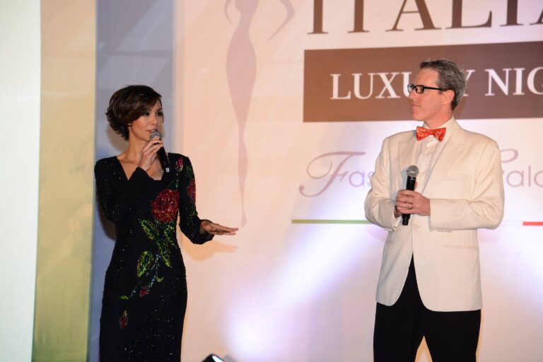 Yamilete, master of ceremoney for Hong Kong Italian Luxury Night