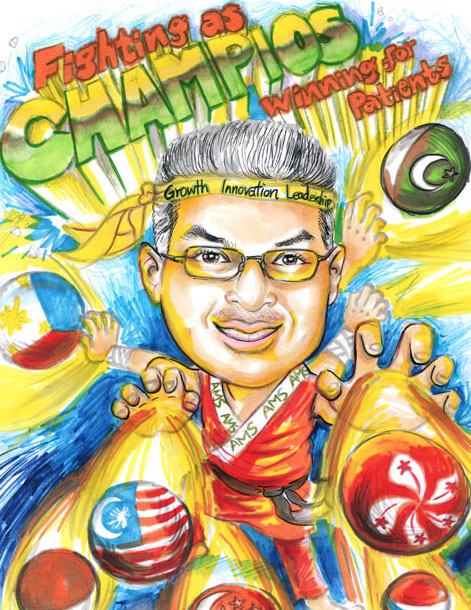 Caricatures in Hong Kong