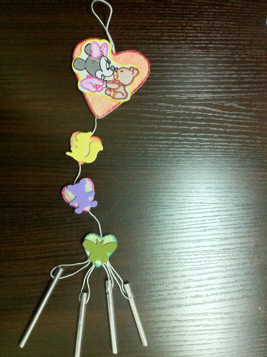 A wind chime sample for a HK children birthday party