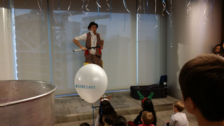 Party for children in Hong Kong with top balloonist Breezy Brian