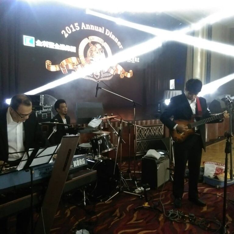 Band performs live music in Grand Hyatt Hong Kong