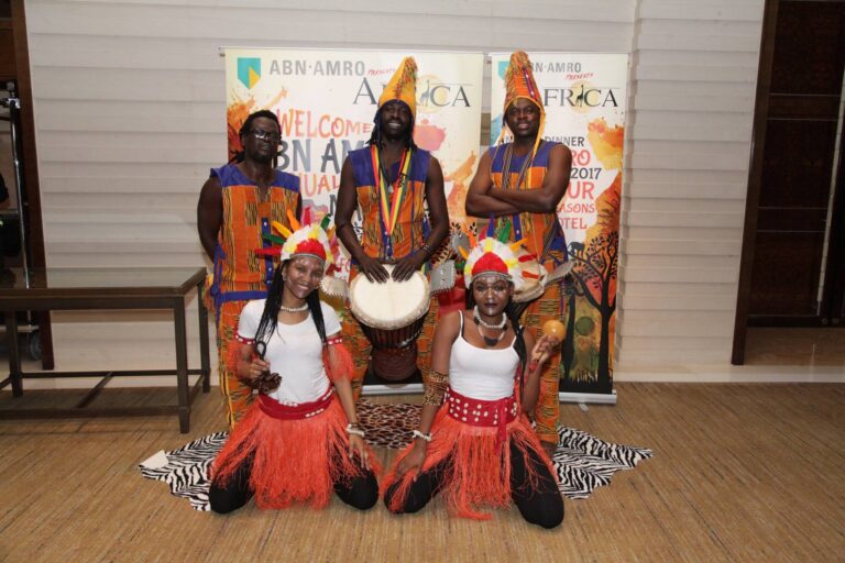 5 african performers at event