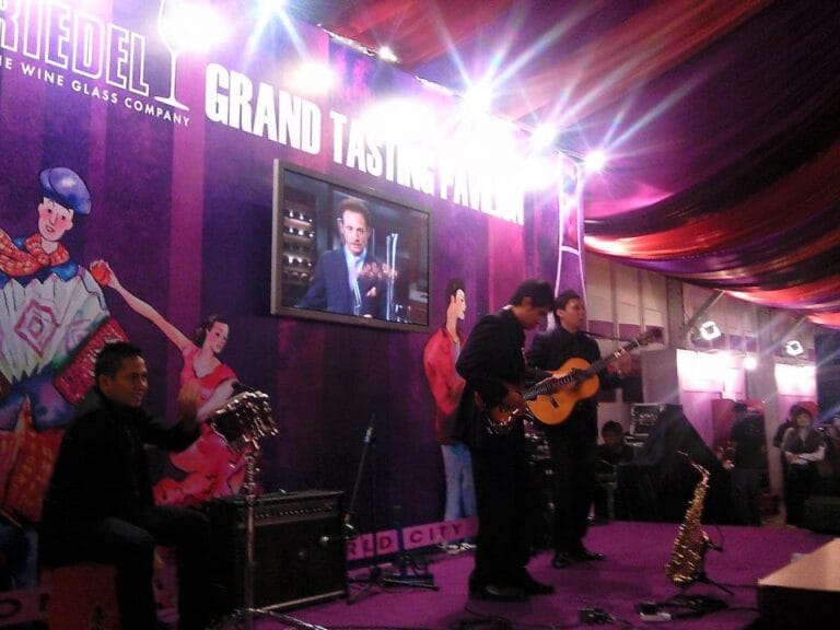 Hong Kong Musician performing at Hong Kong Wine and Dine fair