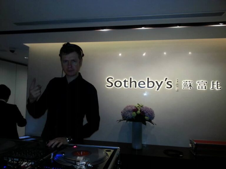 DJ in Hong Kong for an event