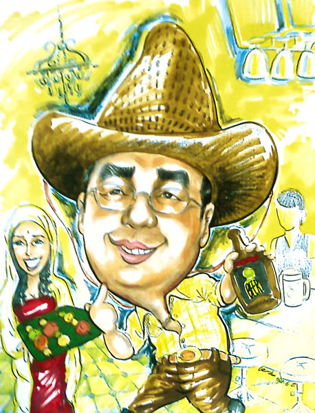 Caricatures in Hong Kong