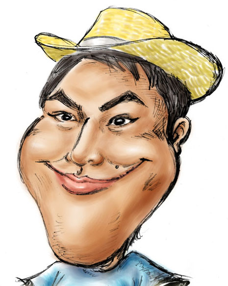 Caricatures in Hong Kong