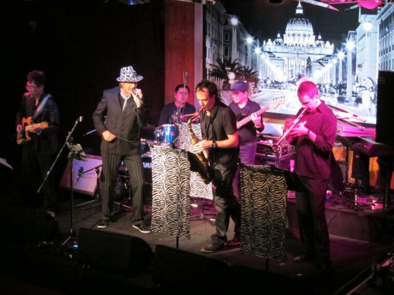 A live music performance featuring different instruments in Hong Kong