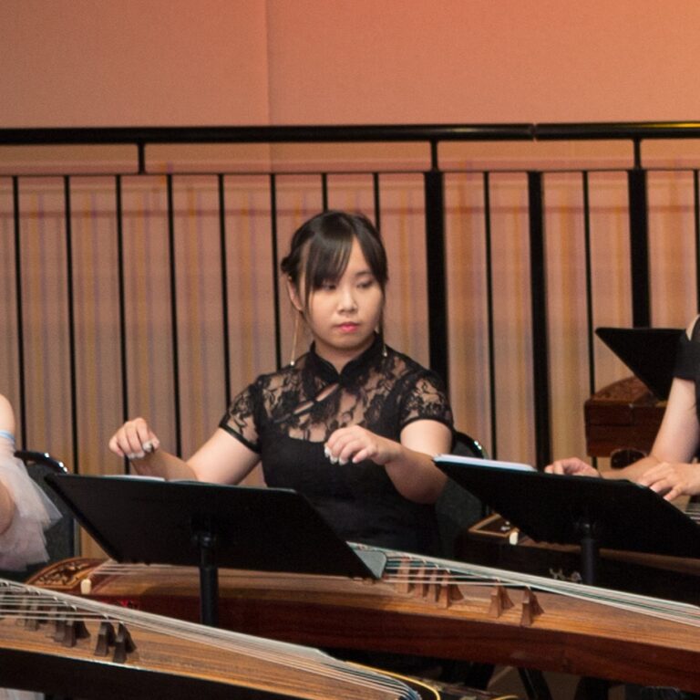 Black dress performer