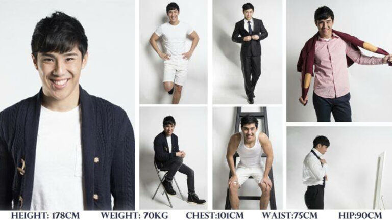 Louis M. Hong Kong male model