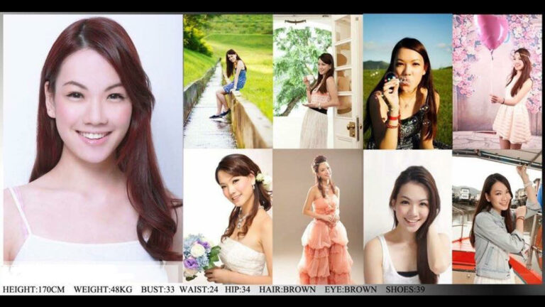 Female model photo shutting for a function in HK
