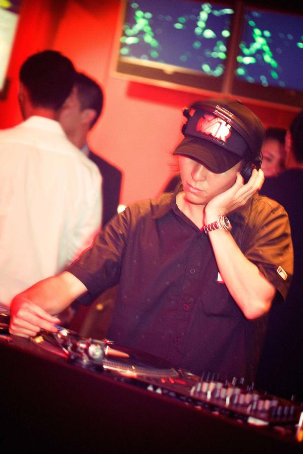 Well-known DJ DJ Frankie in Hong Kong