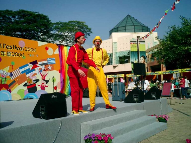At the "Multi-cultural Festival 2004"