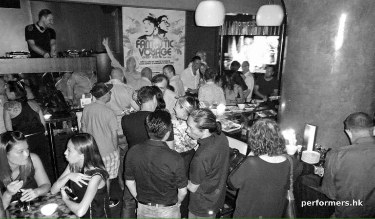 DJ Pure MB makes music for guests and having a good time in Hong Kong