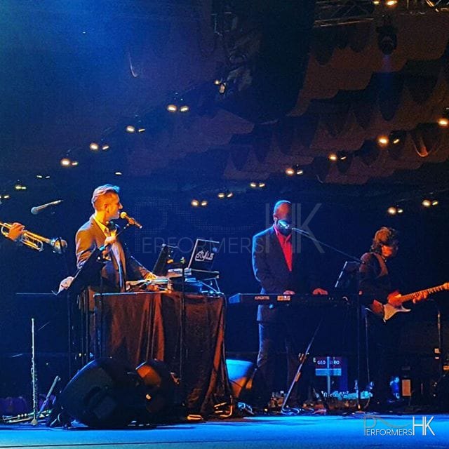 Hong Kong live band Musician performing at a corporate event