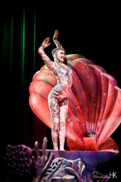 Hong Kong handbalancing and contortion performance at an annual dinner