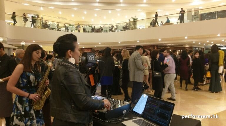 Duo at Pacific place art event