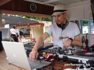Dj Pure MB in Hong Kong for outdoor parties and events