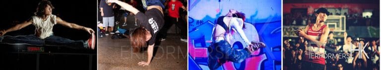 Hong Kong dancers promote picture for a corporate event