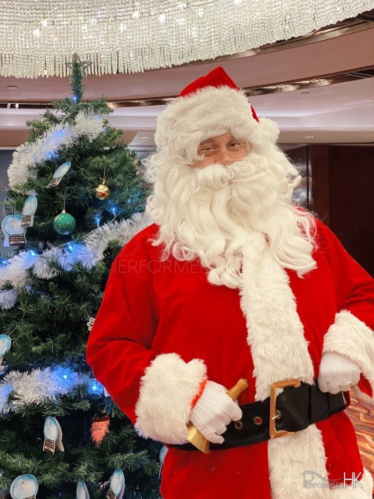 Santa Michael at hong kong ballet xmas party