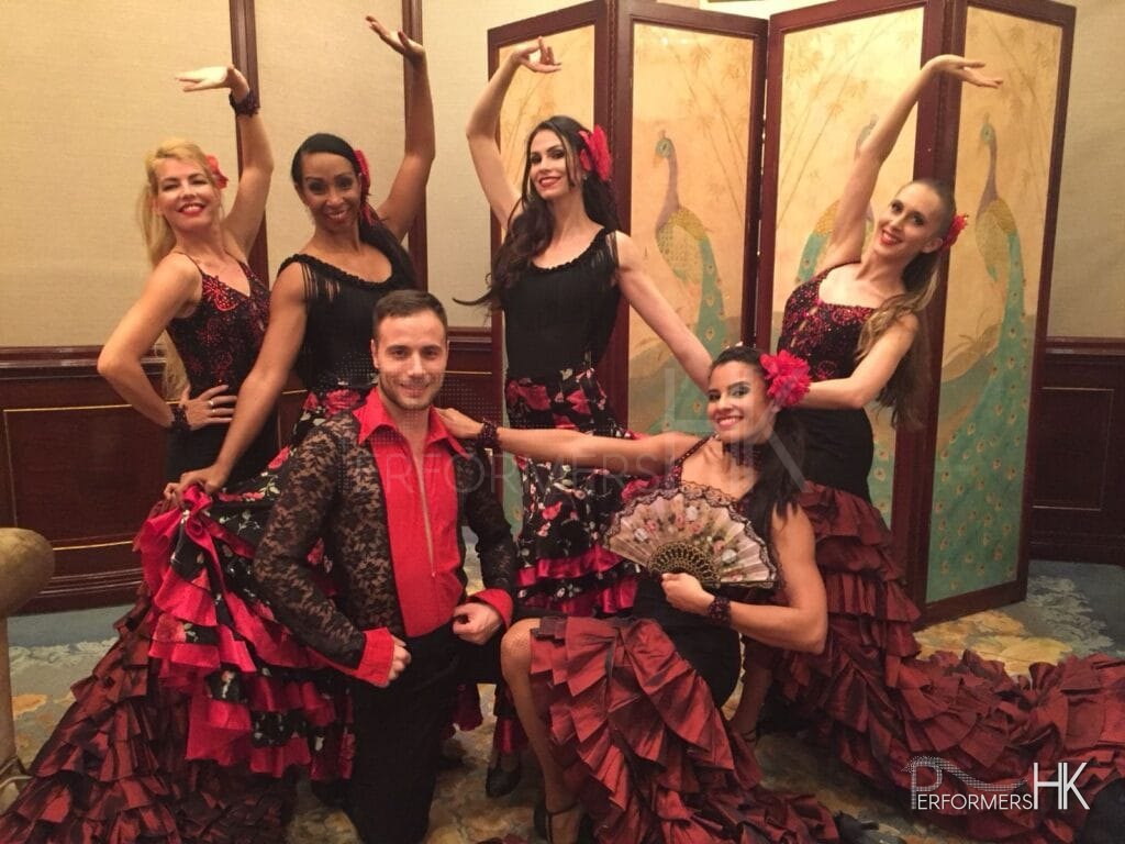 event with Flamenco dancers shangri la hong kong