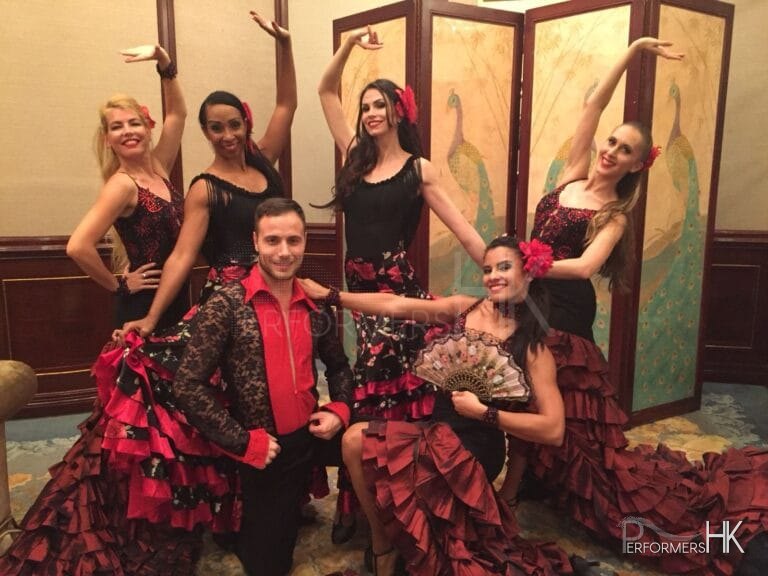 event with Flamenco dancers shangri la hong kong