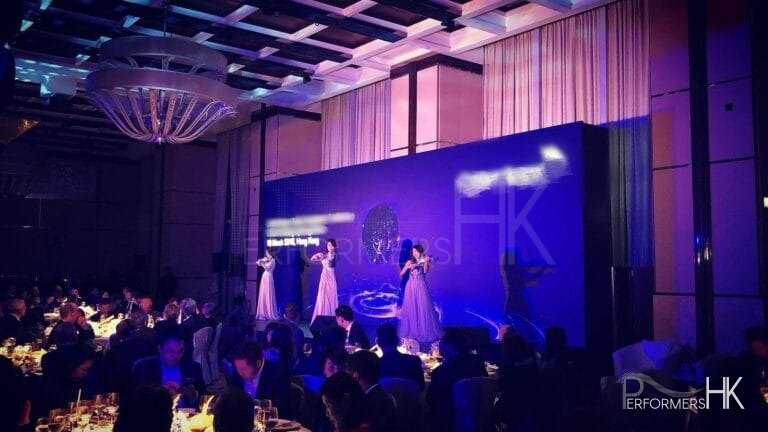 Event LED violin performance
