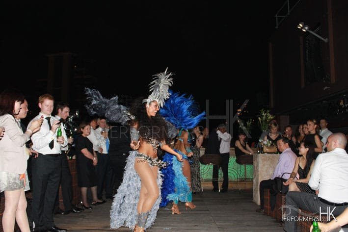 Brazilian Dancers in Hong Kong performing a duo dance show at a corporate launch party