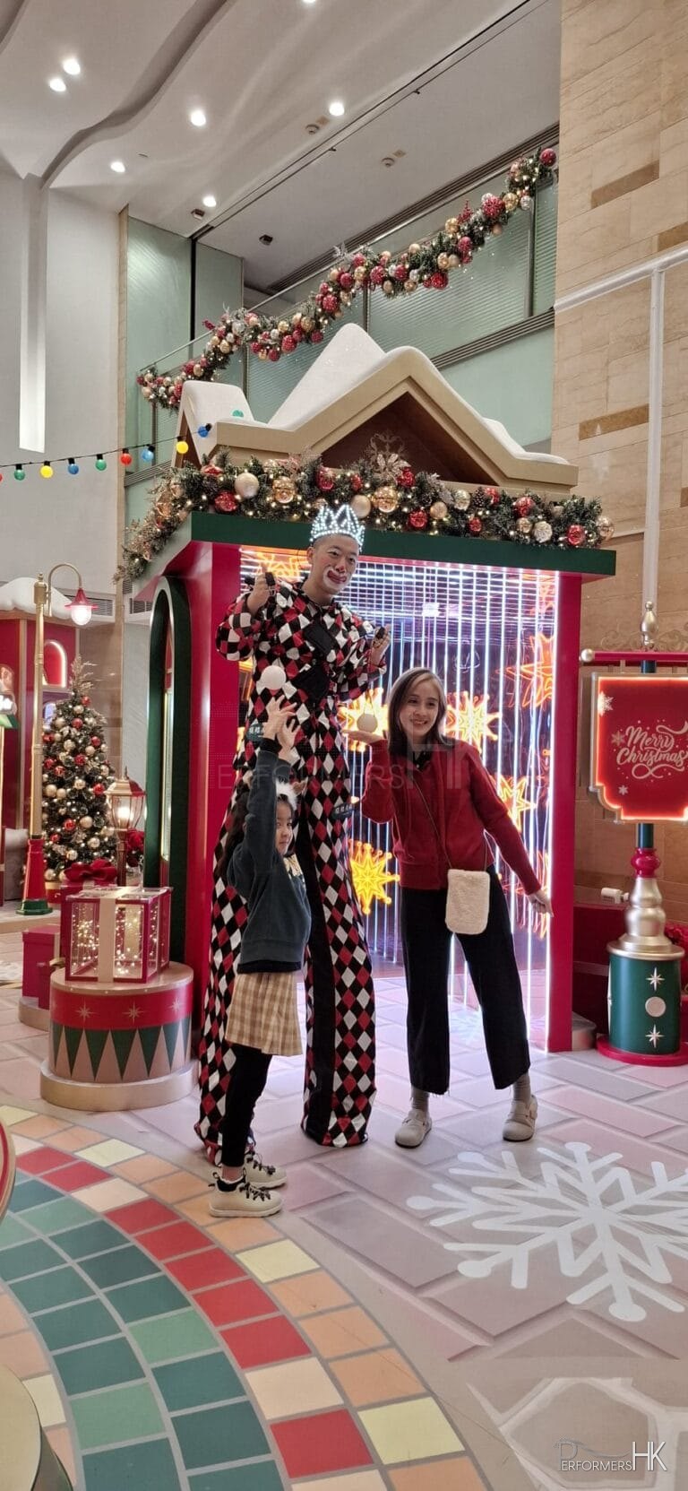 Christmas stilts