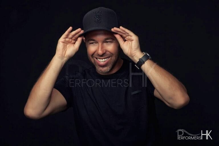 DJ Sammy in black