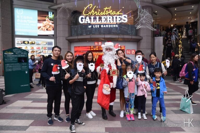 Hysan Place Santa Sean