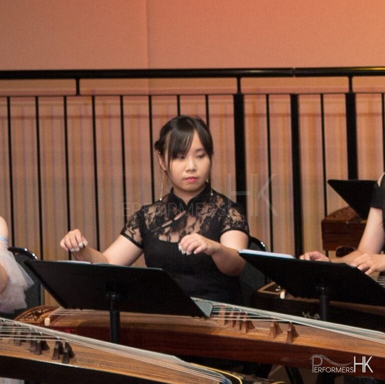 Black dress performer
