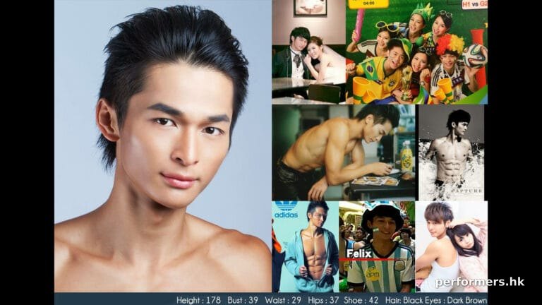 Felix I. Hong Kong male model