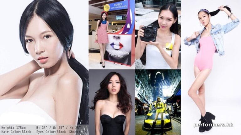 Hong Kong Model head shot and bio