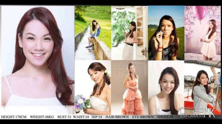 Female model photo shutting for a function in HK