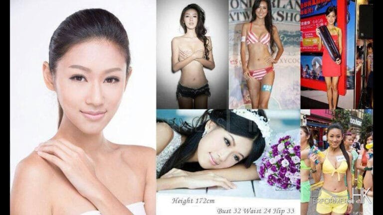 Hong Kong girl model photos for apply a roving corporate event.