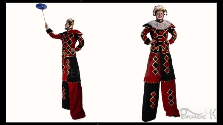Red and Black costume