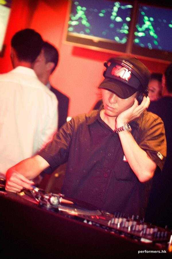 Well-known DJ DJ Frankie in Hong Kong