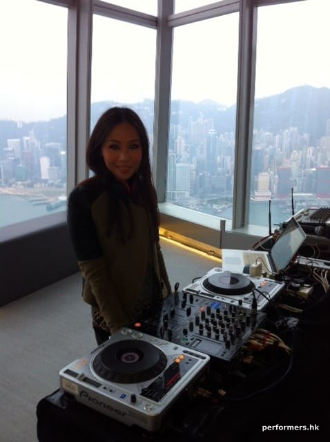 DJ Bezi in Hong Kong making music