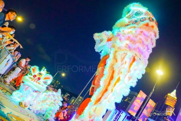 led lion in hong kong wan chai