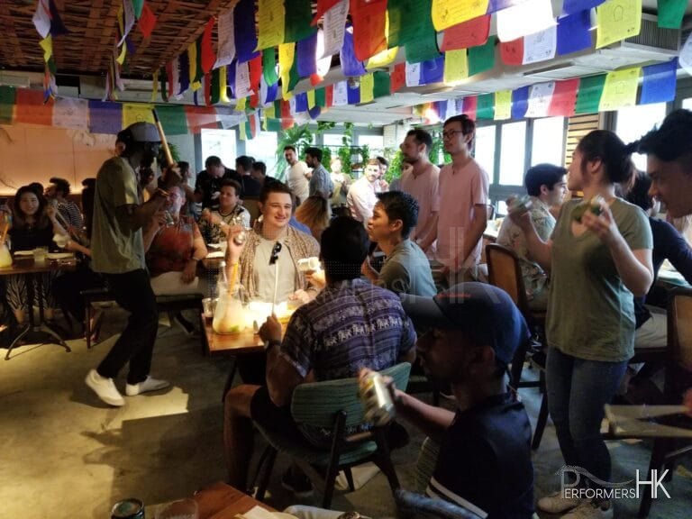 drummer getting guests involved hong kong