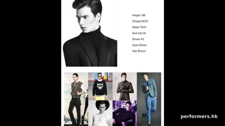Ildar Hong Kong Western male model